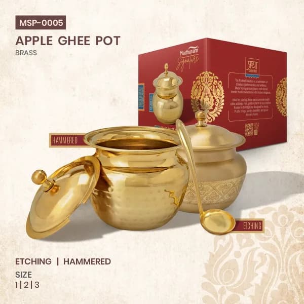 Apple Ghee Pot