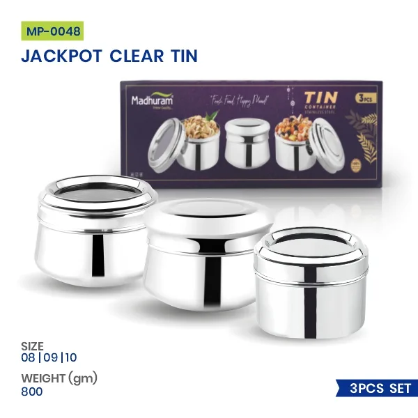 Jackpot Clear Tin — image 1