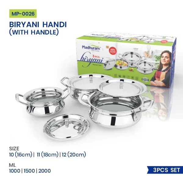 Biryani Handi (With Handle) — image 1