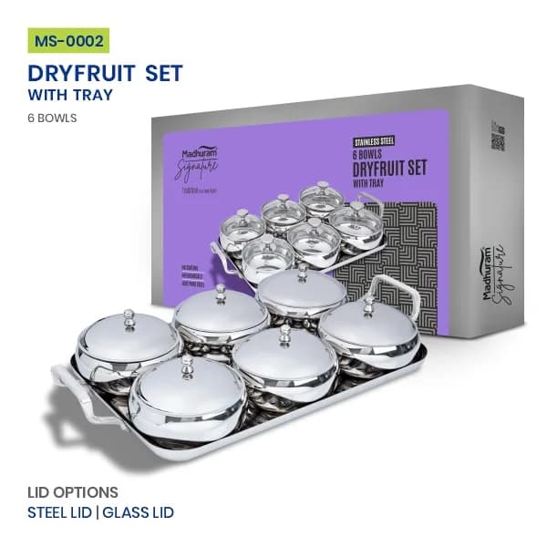 Dryfruit Set With Tray — image 1